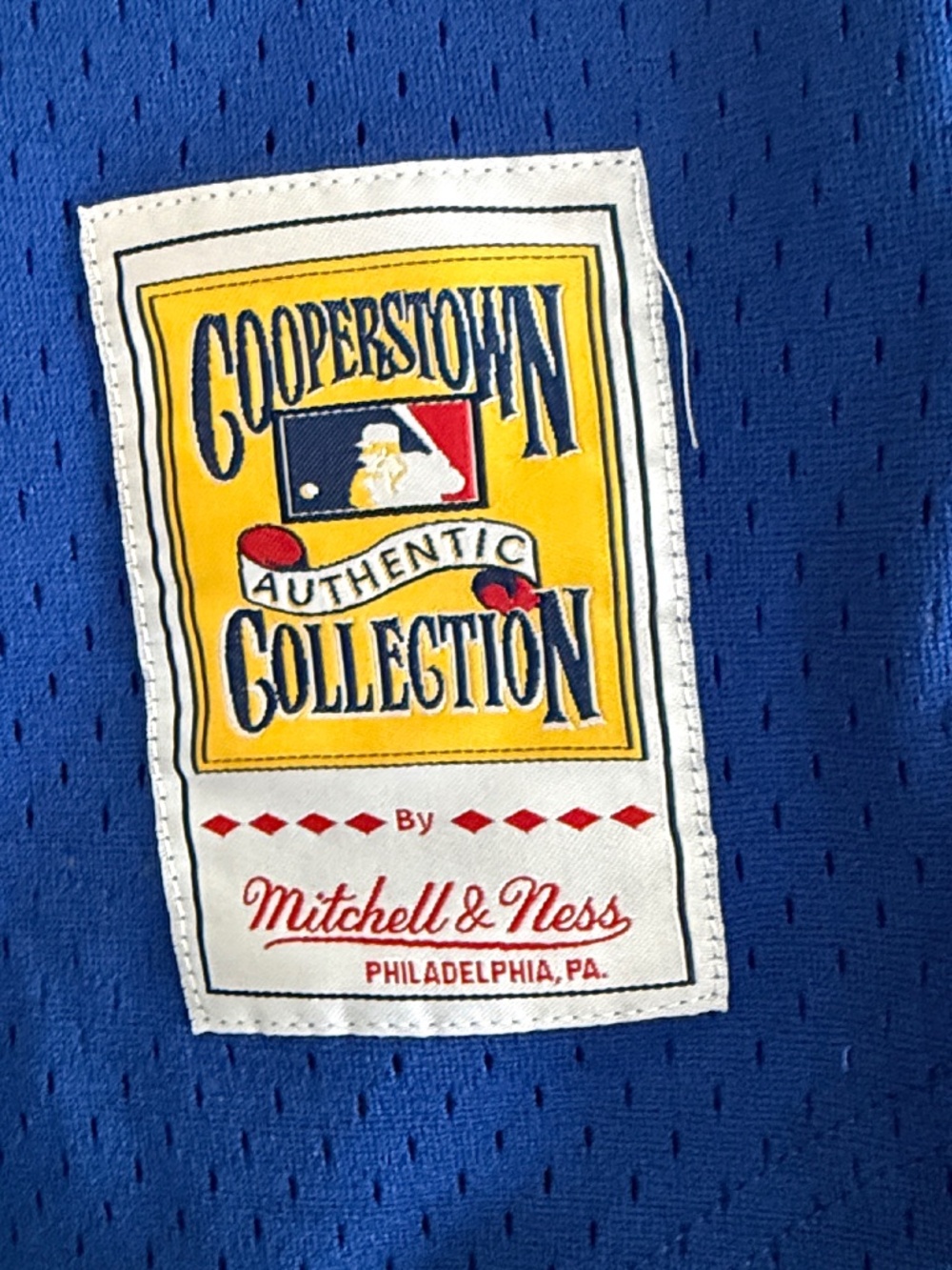 Ken Griffey Jr. #24.Mitchell & Ness Cooperstown Collection Blue Jersey. Men’s L. - Picture 2 of 4